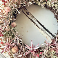 [Sample] Everlasting Rustic Bloom Dried Leucadendron Wreath