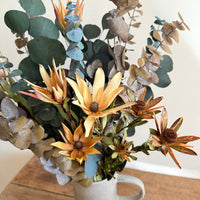 Olive Grove Preserved Eucalyptus Bouquet [M] with / without leucadendron