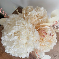 Whispering Pearl Vase Arrangement [Medium] White Beige