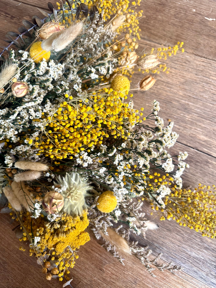 Spring Day - Wattle / Mimosa Bouquet [M] yellow