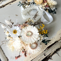 Ready in 10 days  - White Daisy Bridal Bouquet