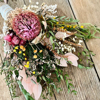 Pink Banksia Bouquet [M] preserved dried flowers