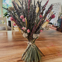 Dried Lavender Bouquet - Pink [Mini/S/M: Self-Standing] Front Facing