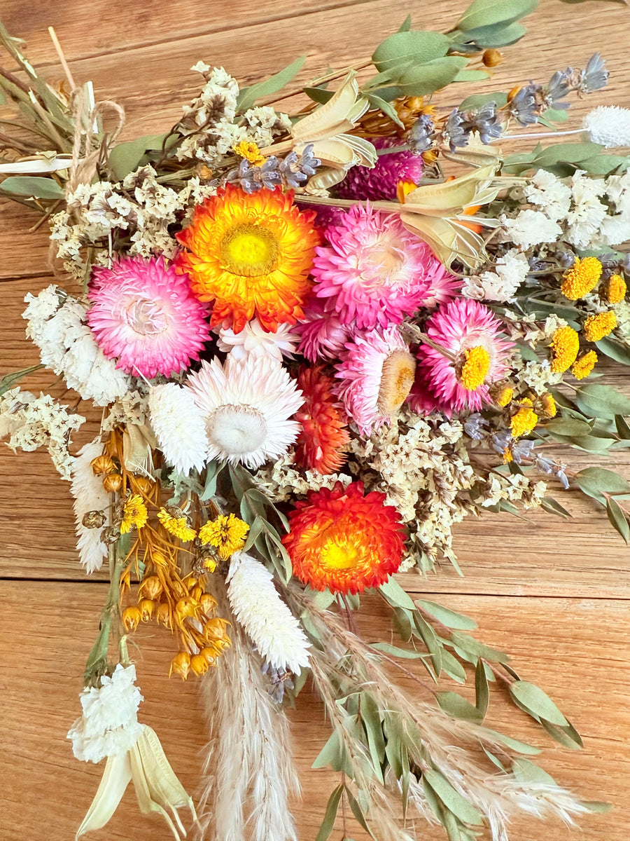 Sunrise Meadow Bouquet [Mini/SM/M] pink, yellow, orange