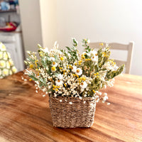 Sunny Meadow Basket arrangement [2weekdays dispatch / M] yellow green