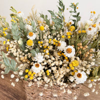 Sunny Meadow Basket arrangement [2weekdays dispatch / M] yellow green