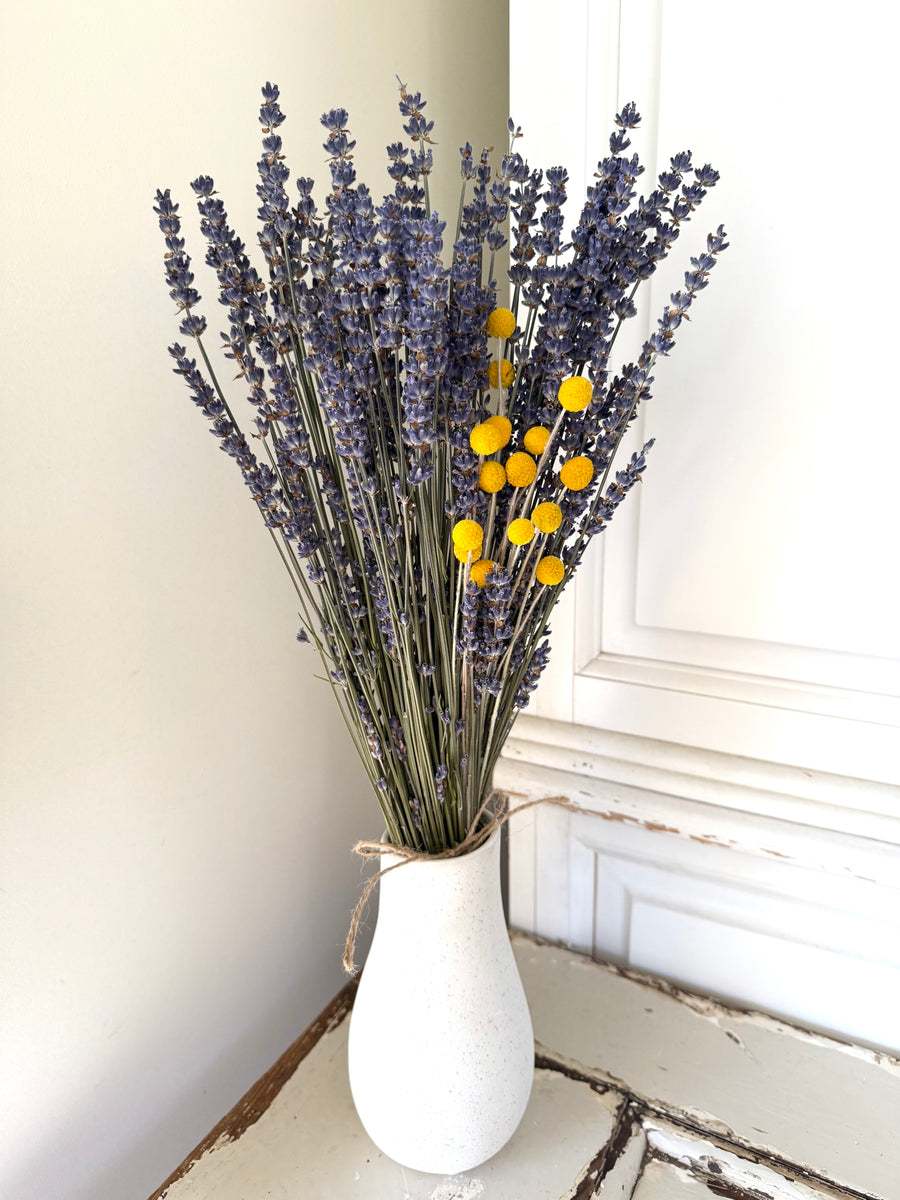 Dried Lavender Garden Bouquet - blue purple