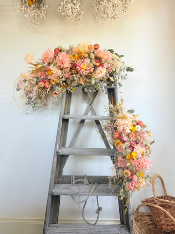 Pickup only :  Ready in 2 working days [SAMPLE SALE] Sweet Dreams a set of wall hanging / arbour arrangements