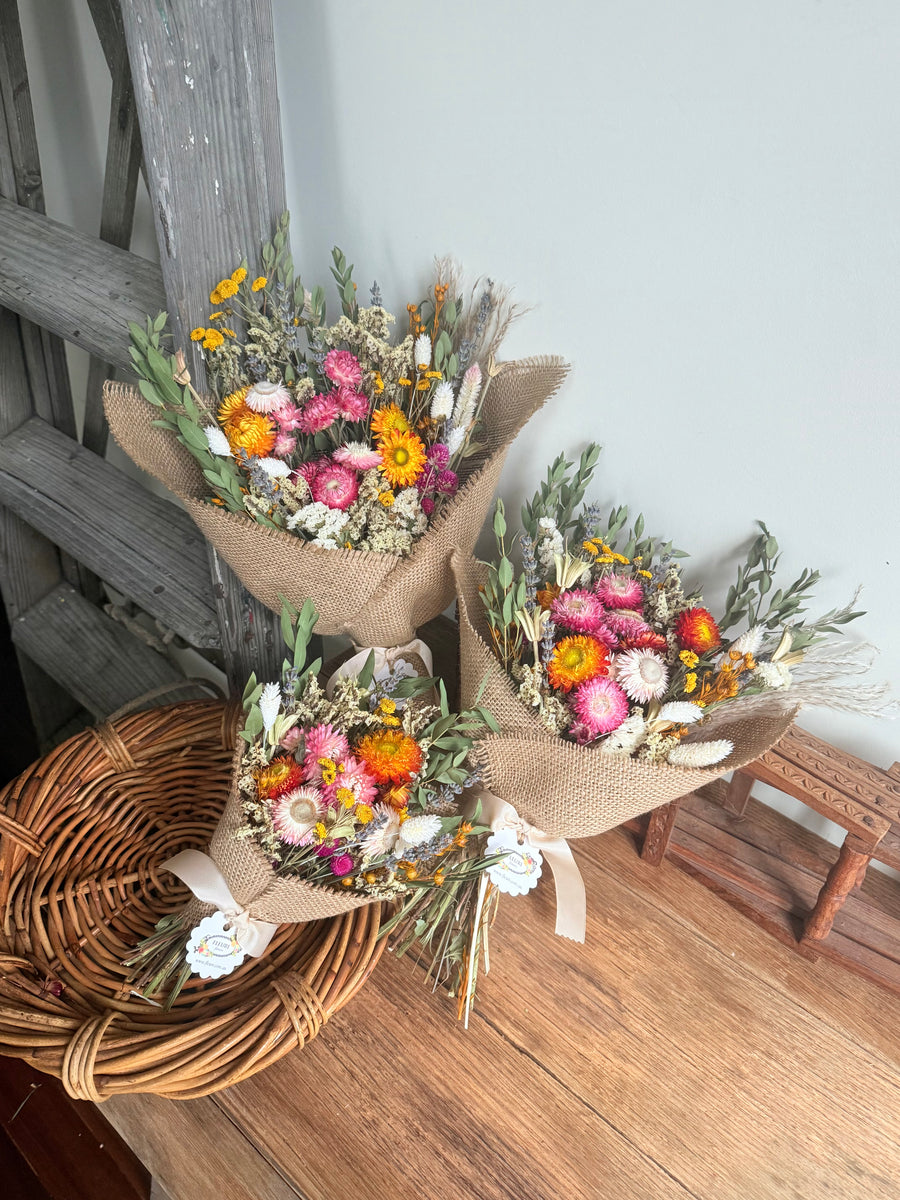 Sunrise Meadow Bouquet [Mini/SM/M] pink, yellow, orange