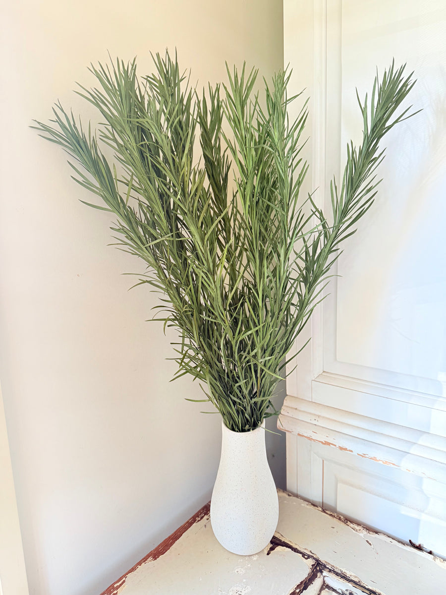 Naturally Dried Emu Grass - natural dusty green