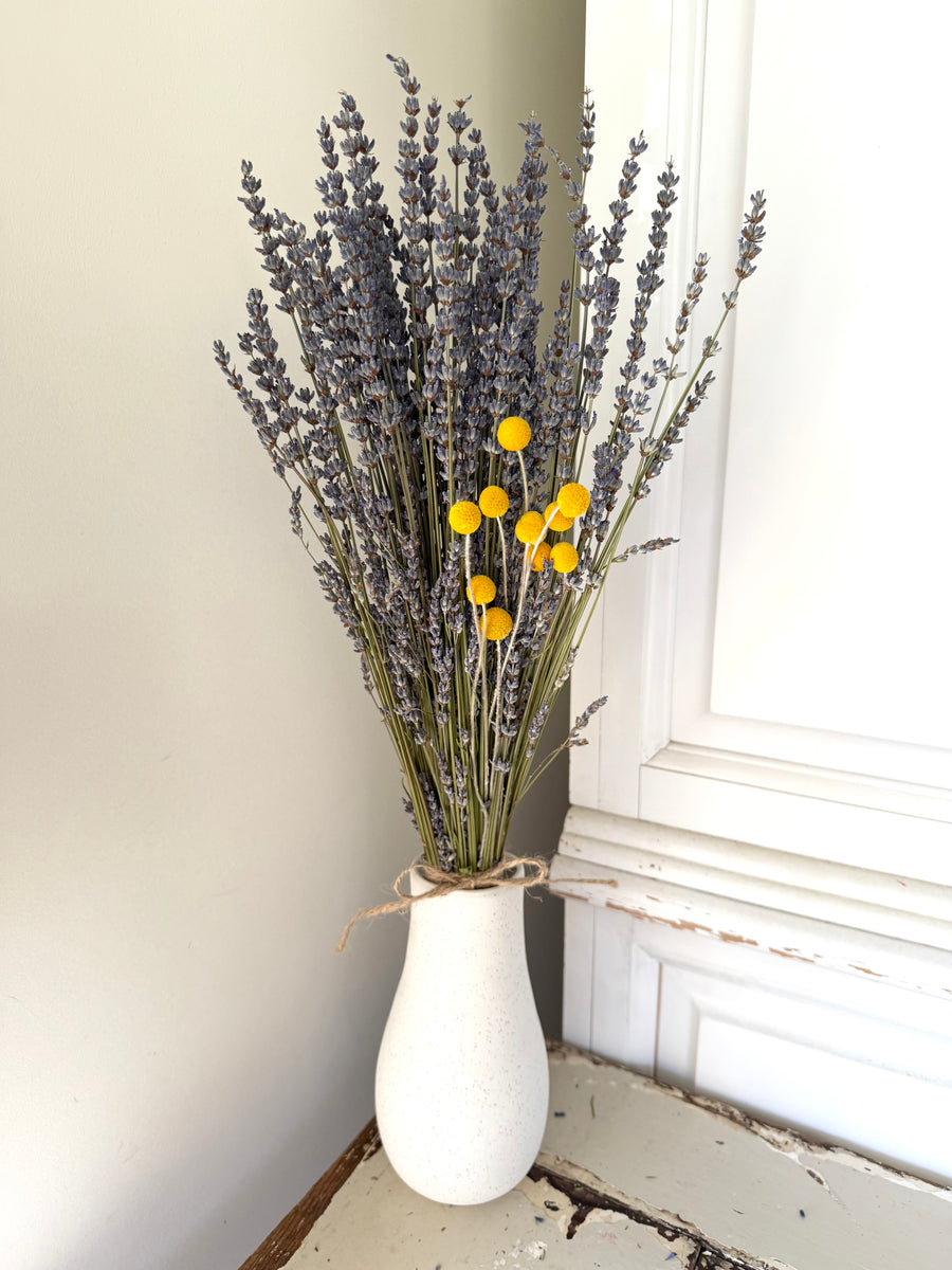 Dried Lavender Garden Bouquet - blue purple