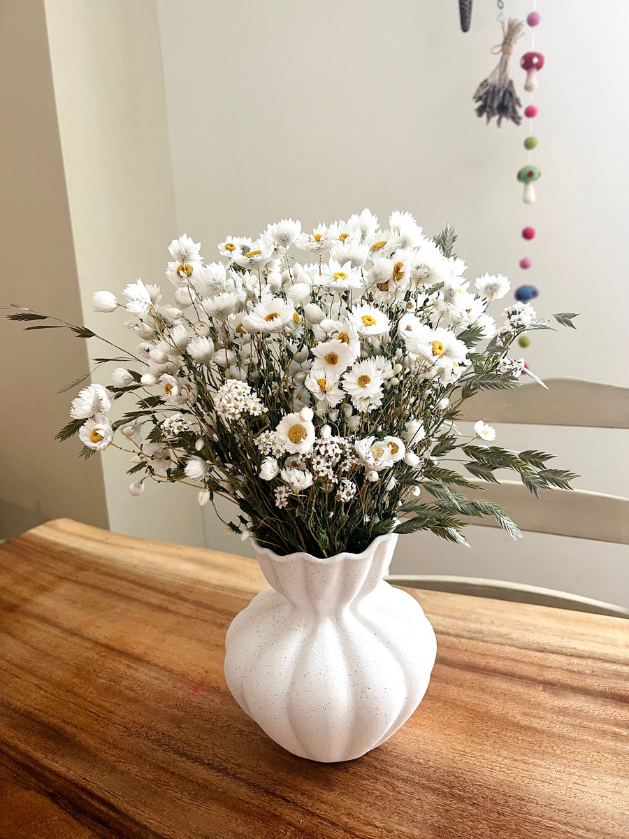 Pearl Blossom Serenity Vase Arrangement [M]neutral