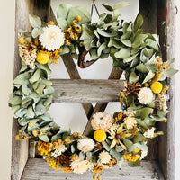 Cheerful Native Wreath | dried flowers wreath