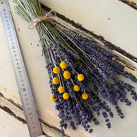 Dried Lavender Garden Bouquet - blue purple