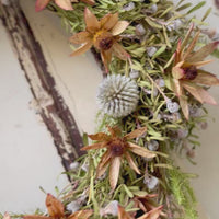 [3 weekdays] Rustic Bloom Ring - Dried Flower Wreath