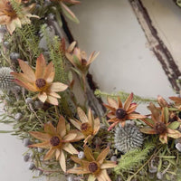 [3 weekdays] Rustic Bloom Ring - Dried Flower Wreath