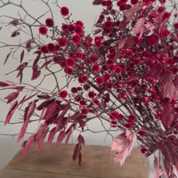 [VIC - Pickup / Local Delivery Only / 2 weekdays] Scarlet Blessing in Alisa Vase Arrangement [ML]