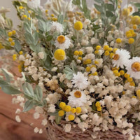 Sunny Meadow Basket arrangement [2weekdays dispatch / M] yellow green