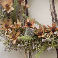 [3 weekdays] Rustic Bloom Ring - Dried Flower Wreath