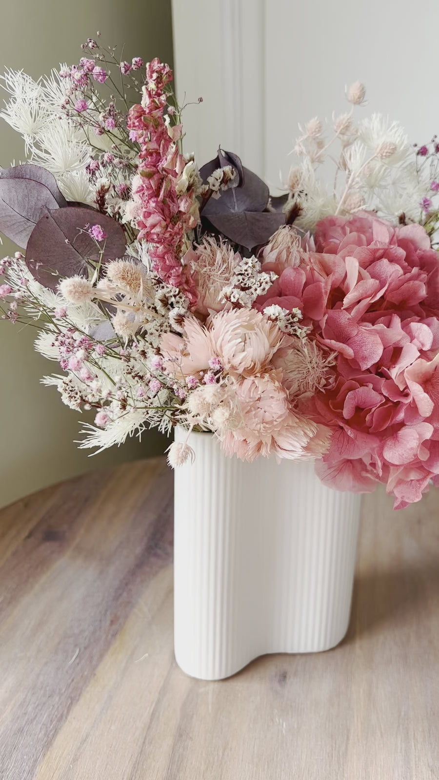 Candy - vase arrangement [SM] preserved dried flowers