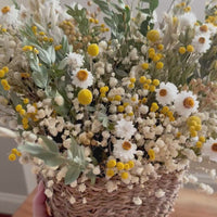 Sunny Meadow Basket arrangement [2weekdays dispatch / M] yellow green