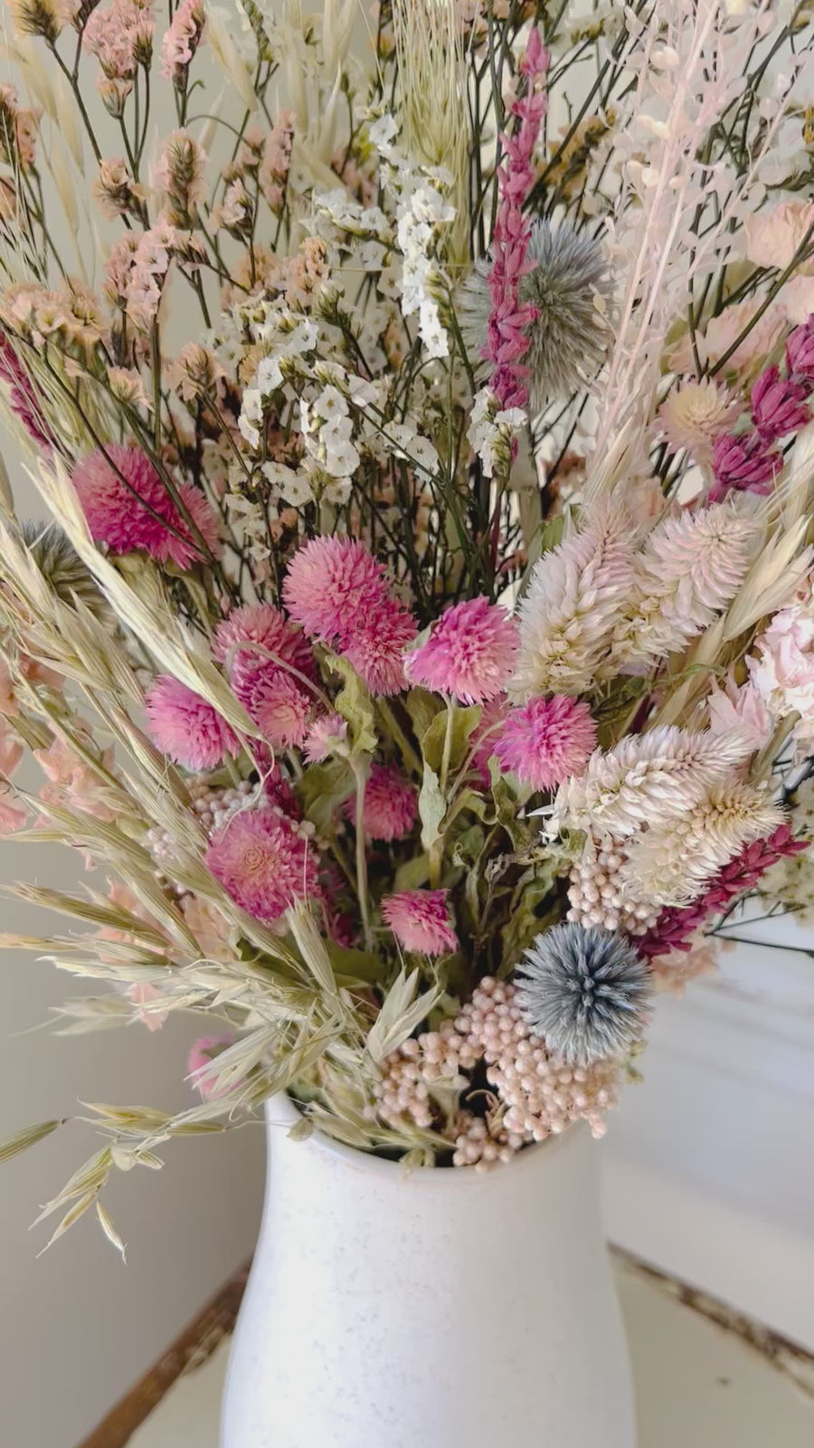 Wild Pink Serenity Bouquet [M] preserved dried flowers