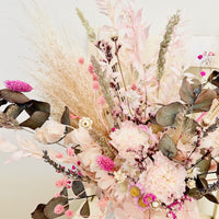 Carnation Garden arrangement [L] preserved dried flowers