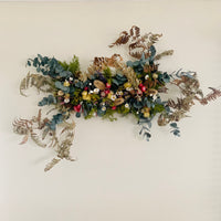 Pickup only | Bird's Forest [XL] preserved and dried flowers wall hanging / arbour / table centre