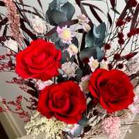 Preserved Rose Garden Bouquet [M] preserved dried flowers