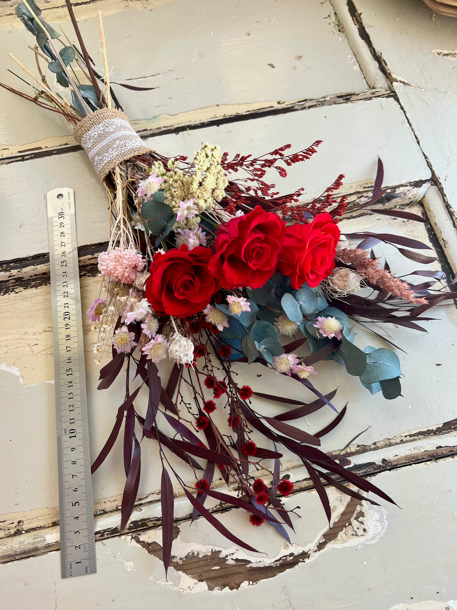 Preserved Rose Garden Bouquet [M] preserved dried flowers