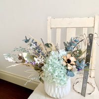 Garden Blue arrangement [ML] preserved dried flowers