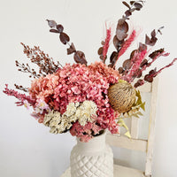 Honey Maroon Bouquet [ML] preserved dried flowers