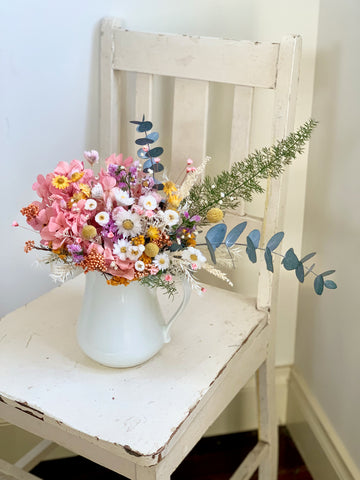 Daisy Garden arrangement [M] preserved dried flowers