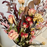 Elegant Rose Bouquet [M] preserved dried flowers