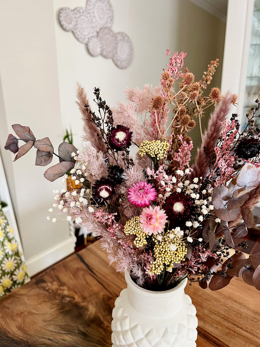 Pink Mocha Bouquet [ML] preserved dried flowers