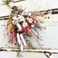 White Daisy Garden Bouquet [SM] preserved dried flowers