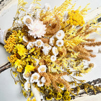 Honey Yellow Bouquet [SM] preserved dried flowers