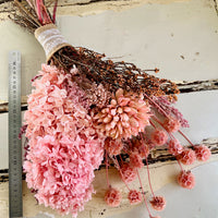Pom Pom Blush Bouquet [M] preserved dried flowers