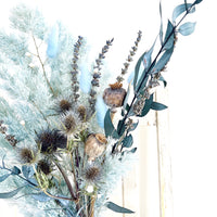 Powder Blue Bouquet [SM] preserved dried flowers