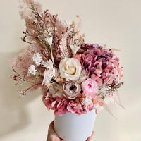 Bouquet in Pot arrangement - Love of Mauve [ML] pure preserved flowers - FLEURI flowers