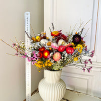 French Cottage Garden vase arrangement [M] preserved dried flowers