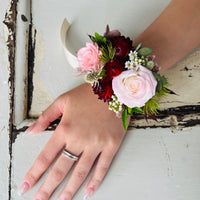 Preserved and Dried Flower Wrist Corsage
