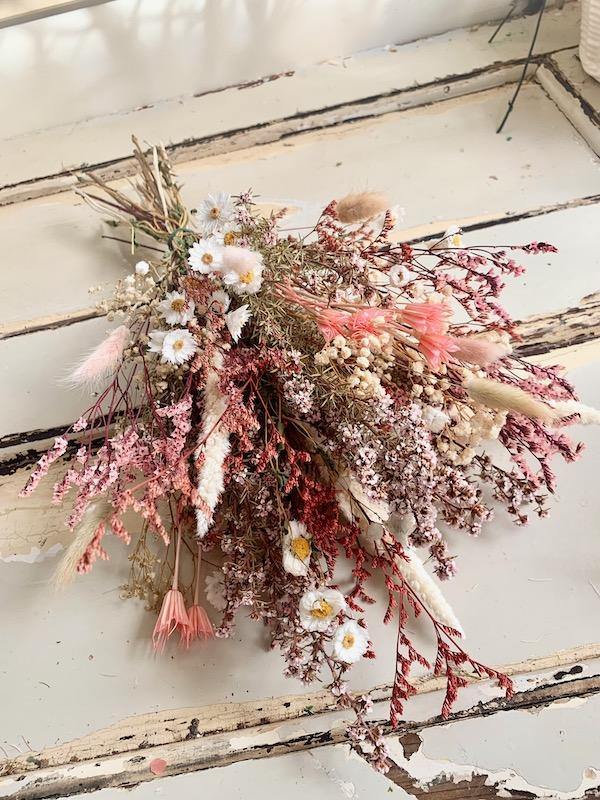 Pink Blush Bouquet[ML] preserved dried flowers - FLEURI flowers