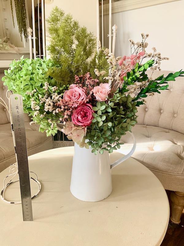 Tone of Spring bouquet -  Pink Roses [ML] pure preserved flowers - FLEURI flowers